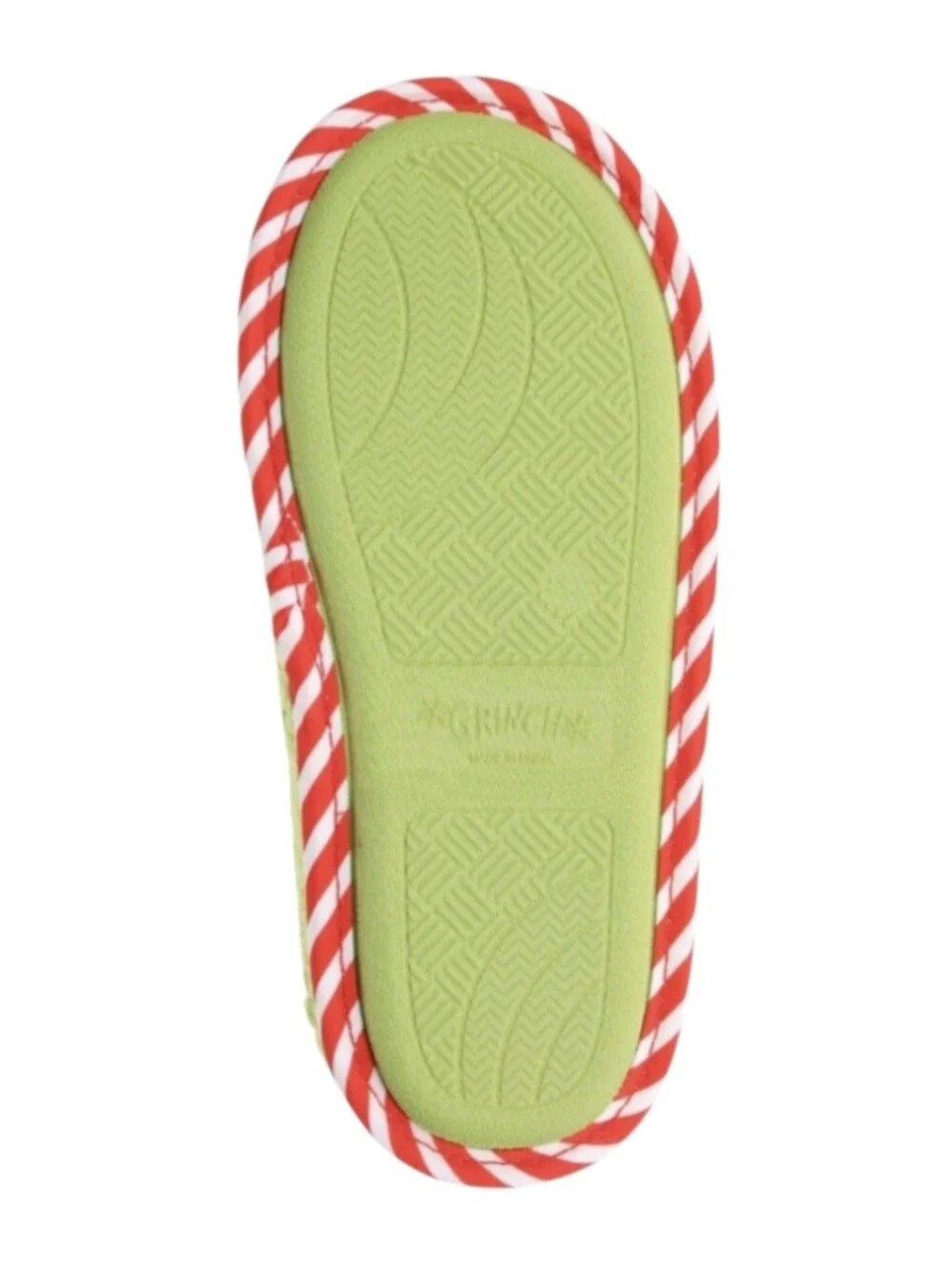 Dr. Seuss Boys Grinch Holiday Slippers w/ Characters in Front, Size: 13-1 Youth.